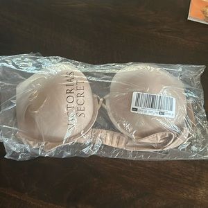 I bought it online and never noticed that it is push-up Bra adds 2 Cups.